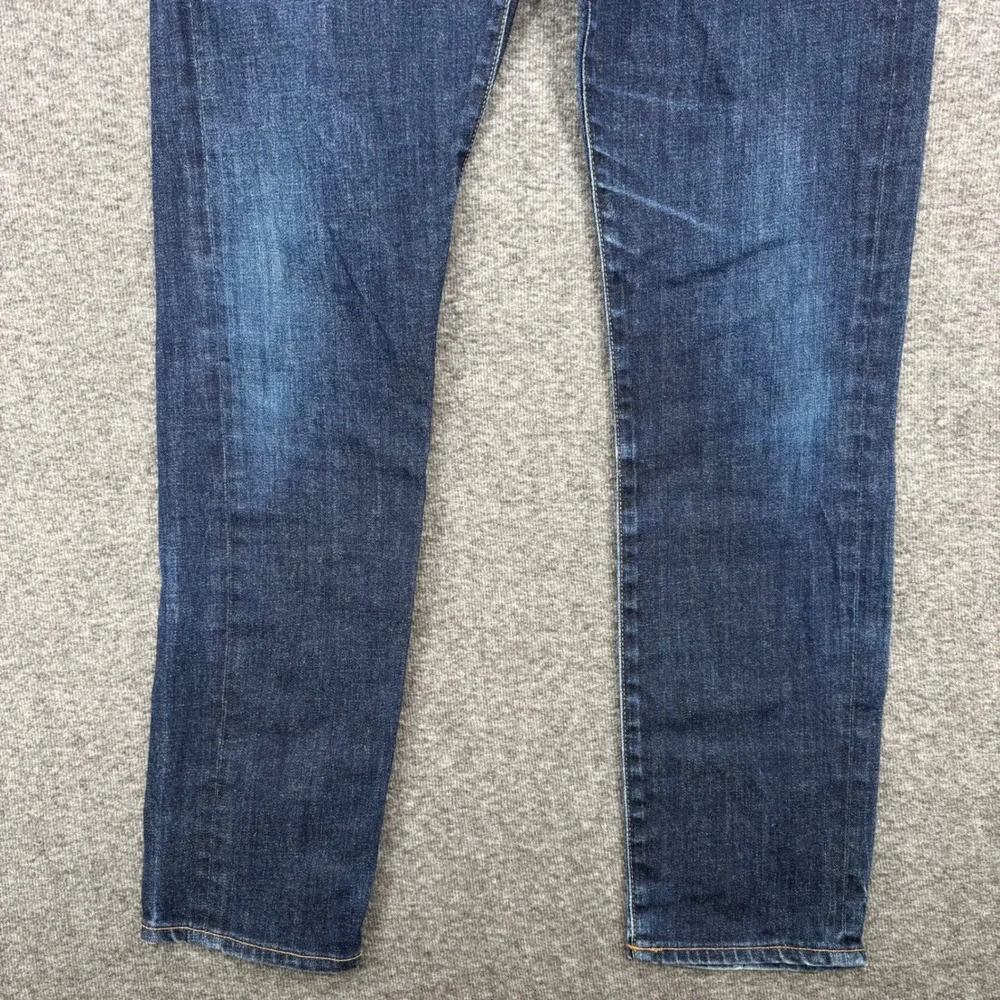 Lucky‎ Brand 1 Authentic Skinny Jeans Mens 34x32 Dark Wash Indigo Button Fly